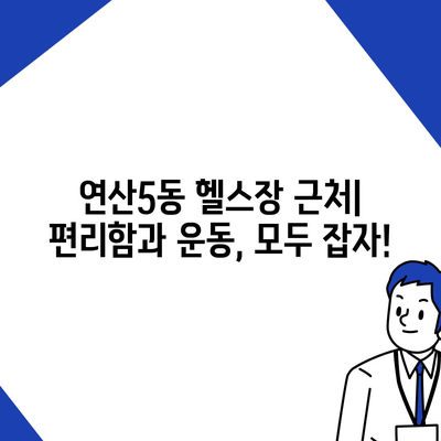 부산시 연제구 연산5동 헬스장 추천 | 가격 | 비용 | pt | 근처 | 24시 | 일일권 | 무인 | 2024 후기 top5