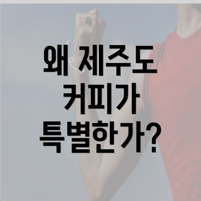 왜 제주도 커피가 특별한가?