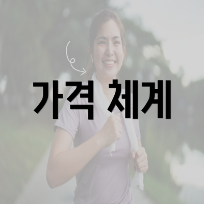 가격 체계