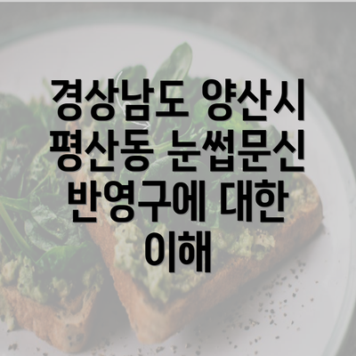 경상남도 양산시 평산동 눈썹문신 반영구에 대한 이해