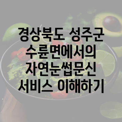 경상북도 성주군 수륜면에서의 자연눈썹문신 서비스 이해하기