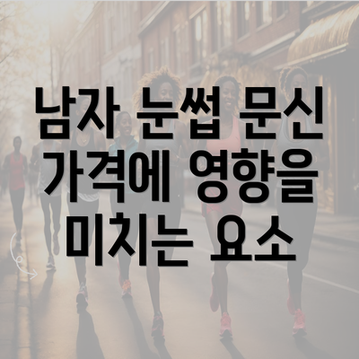 남자 눈썹 문신 가격에 영향을 미치는 요소