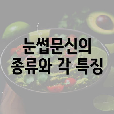 눈썹문신의 종류와 각 특징