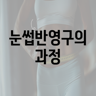 눈썹반영구의 과정