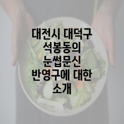 대전시 대덕구 석봉동의 눈썹문신 반영구에 대한 소개