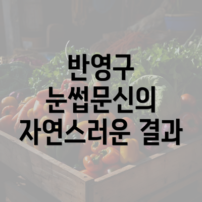 반영구 눈썹문신의 자연스러운 결과