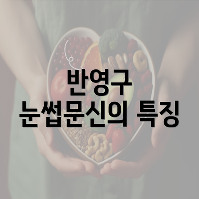 반영구 눈썹문신의 특징