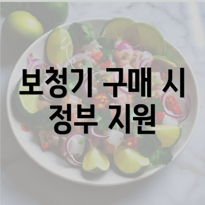 보청기 구매 시 정부 지원