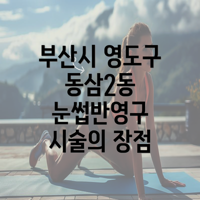 부산시 영도구 동삼2동 눈썹반영구 시술의 장점