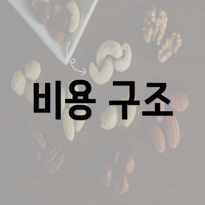 비용 구조