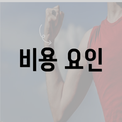 비용 요인