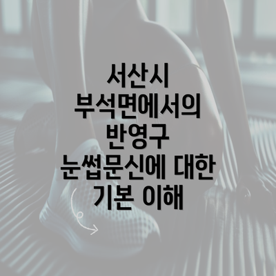 서산시 부석면에서의 반영구 눈썹문신에 대한 기본 이해