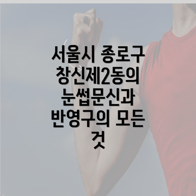 서울시 종로구 창신제2동의 눈썹문신과 반영구의 모든 것