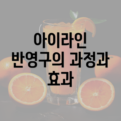 아이라인 반영구의 과정과 효과