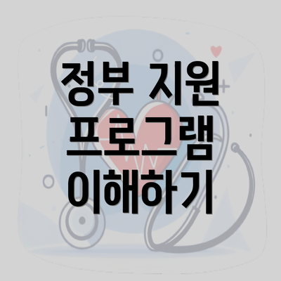 정부 지원 프로그램 이해하기