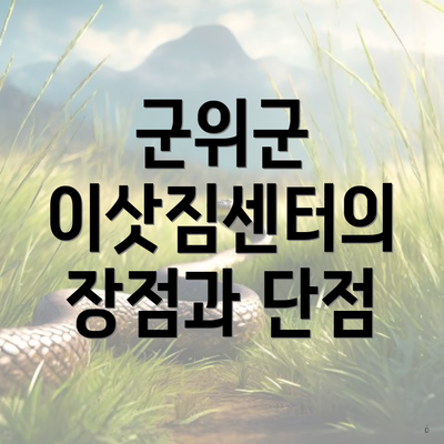 군위군 이삿짐센터의 장점과 단점