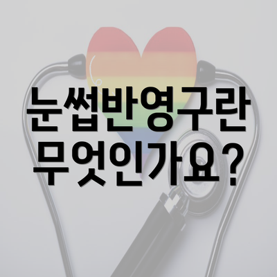 눈썹반영구란 무엇인가요?