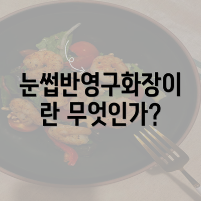 눈썹반영구화장이란 무엇인가?