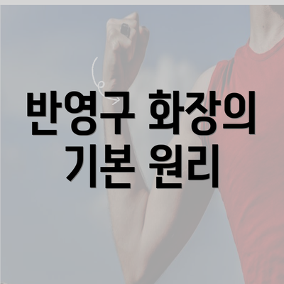 반영구 화장의 기본 원리