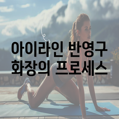 아이라인 반영구 화장의 프로세스