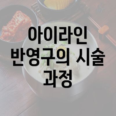 아이라인 반영구의 시술 과정