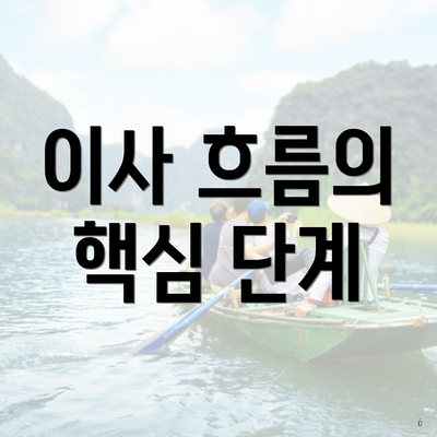 이사 흐름의 핵심 단계