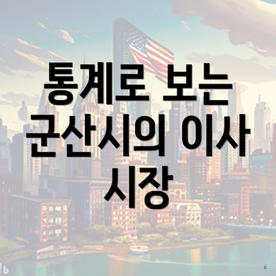 통계로 보는 군산시의 이사 시장