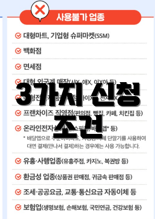 3가지 신청 조건