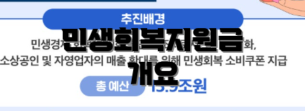 민생회복지원금 개요
